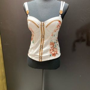 Sexy Vintage Guess Corset Bustier tank top.